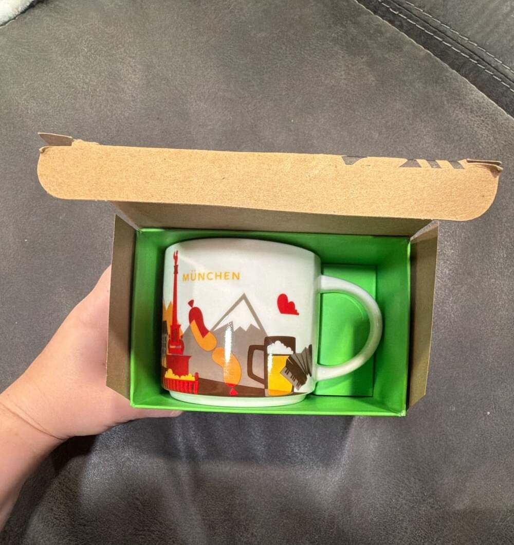 Starbucks You Are Here Munich Mug 14 Oz New in Box
